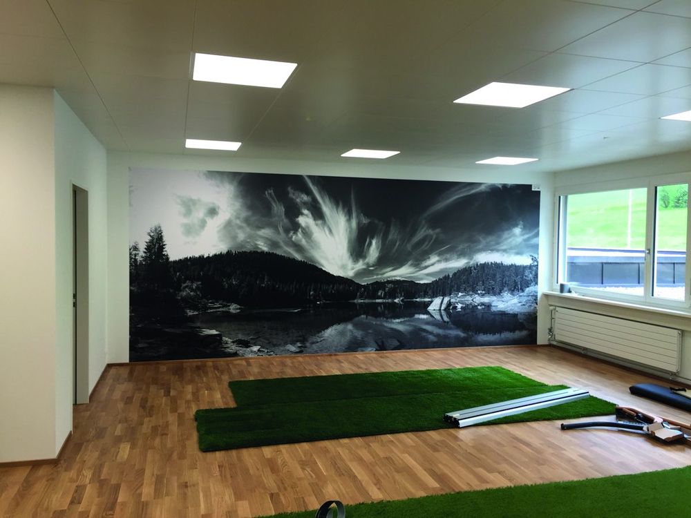 Fototapete und Wandbild, Indoor-Golfanlage